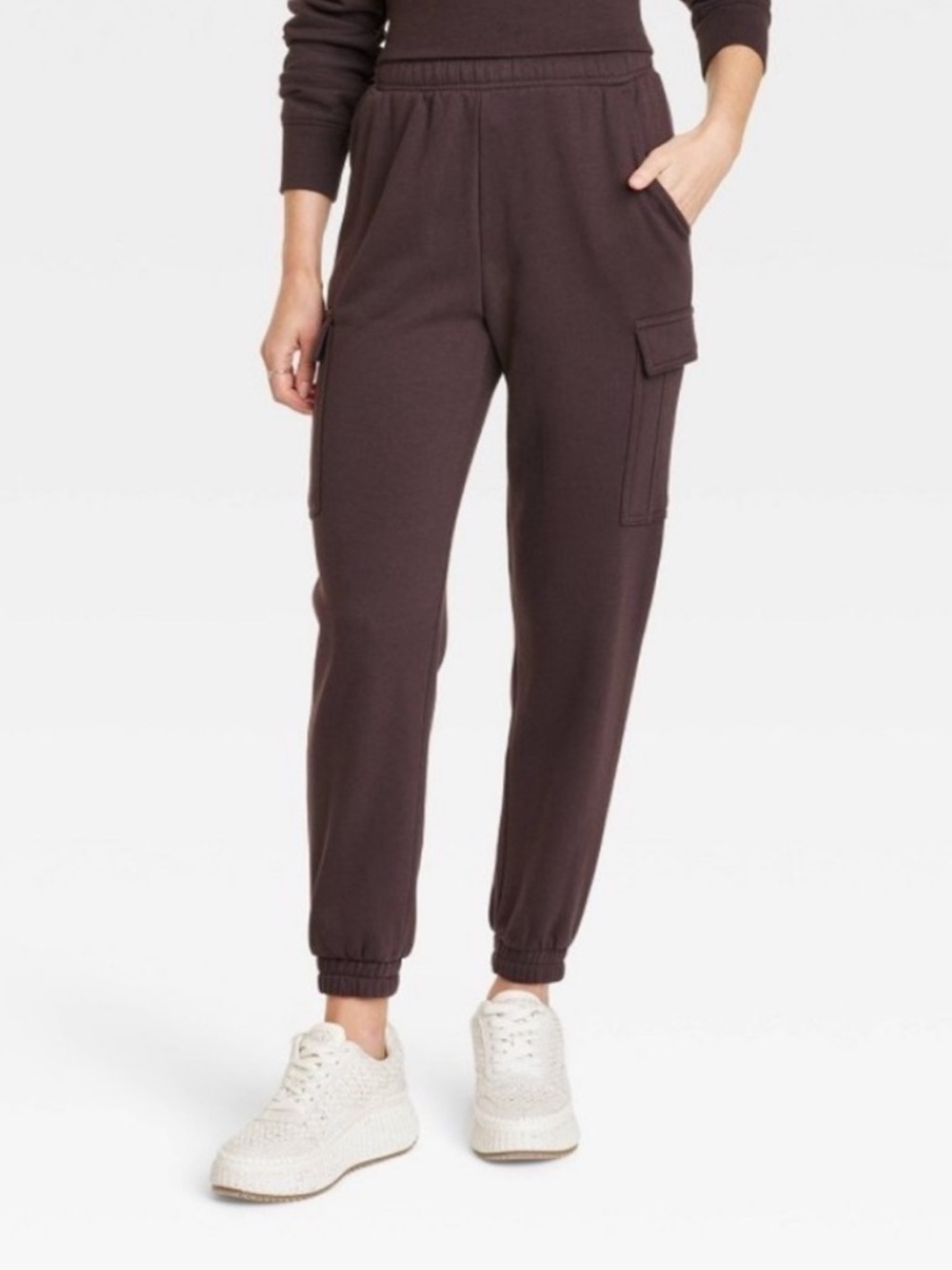 Universal Thread Dark Brown Cargo Joggers